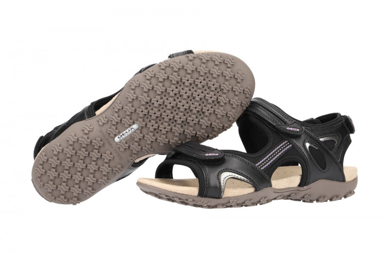 Geox Strel Sandale schwarz - D1125C