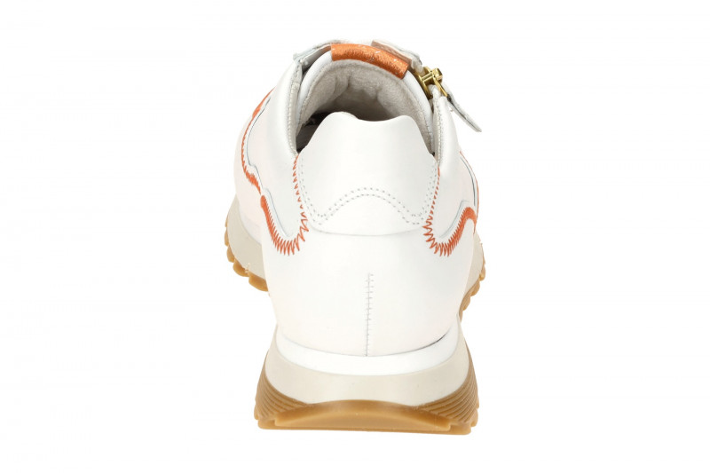 Gabor comfort Sneaker Schuhe weiß kupfer H-Weite 66.379.56