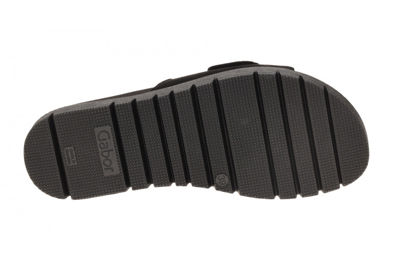 Gabor Pantolette schwarz uni 83.742.17