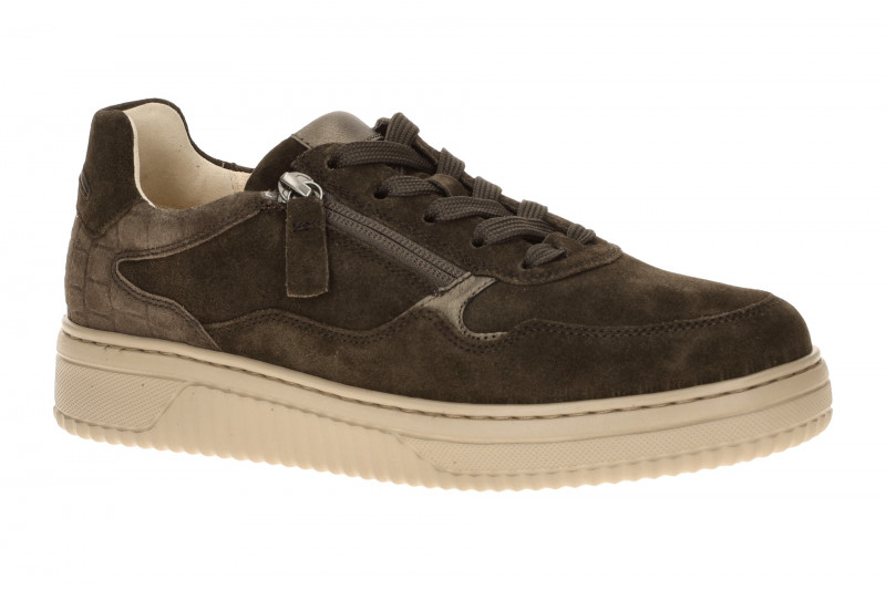Gabor Comfort Sneakers braun Kroko K-Weite 6016.01