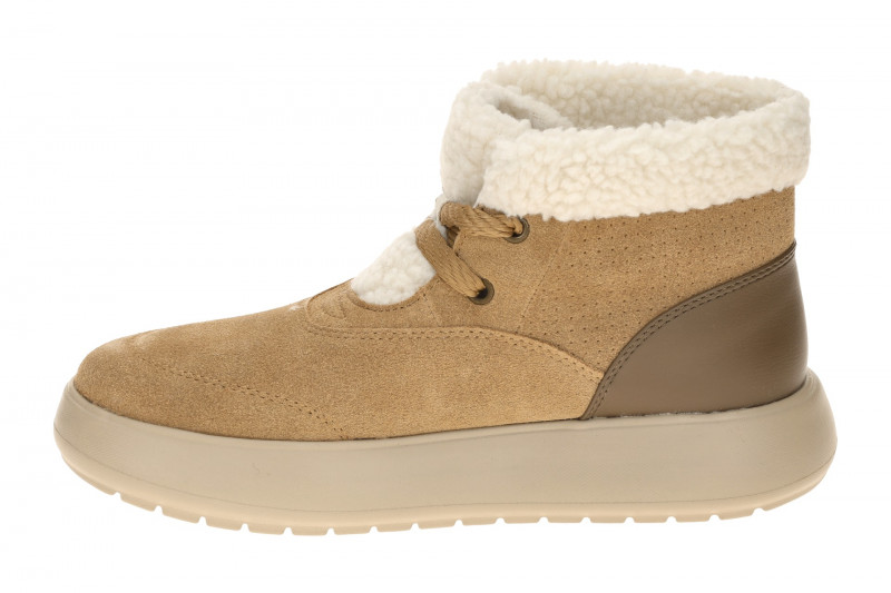 Skechers Go Walk Stiefeletten braun Fellkragen dünn gefüttert