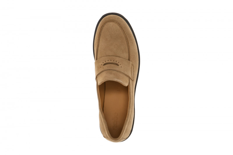 Ecco Metropole Vienna Schuhe braun camel Loafer 231333