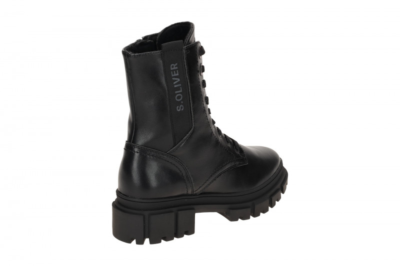 s.Oliver Stiefeletten Damen schwarz Boots dünn gefüttert 5-25221