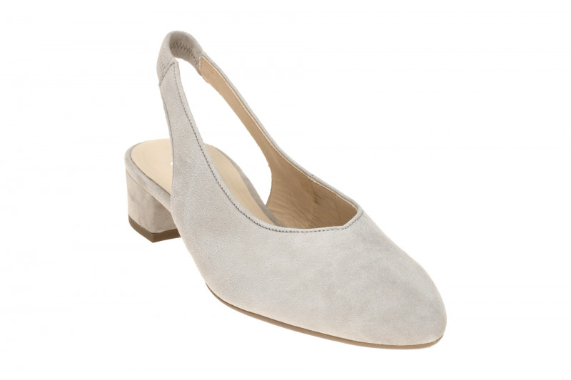 Gabor Sling Pumps grau puder Velour 81.520.12