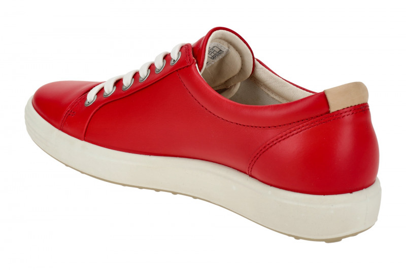 Ecco Soft 7 Schuhe chili rot Damen Sneakers 430003