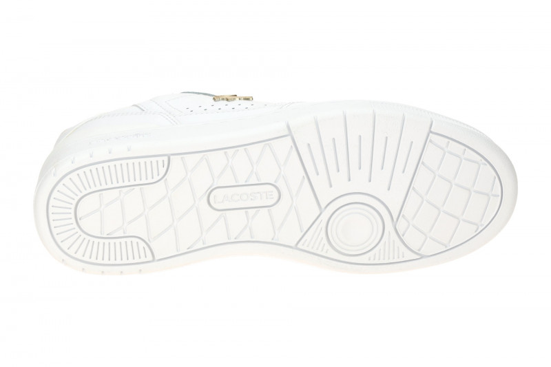 Lacoste T-Clip Set Schuhe Sneakers weiß gold Damen 0038