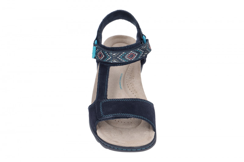 Clarks Amanda Step Sandale blau 26165095