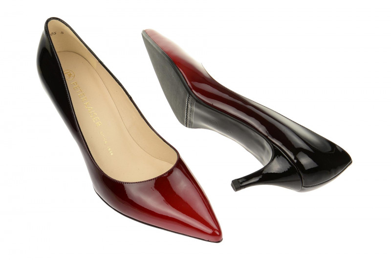 Peter Kaiser Soffi 60 Pumps rot schwarz Lack 61201/122