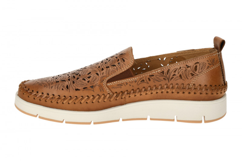 Pikolinos Tenerife Slipper Schuhe braun gelocht W8D-3896