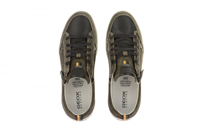 Geox Box Schuhe grau mud U52R3C