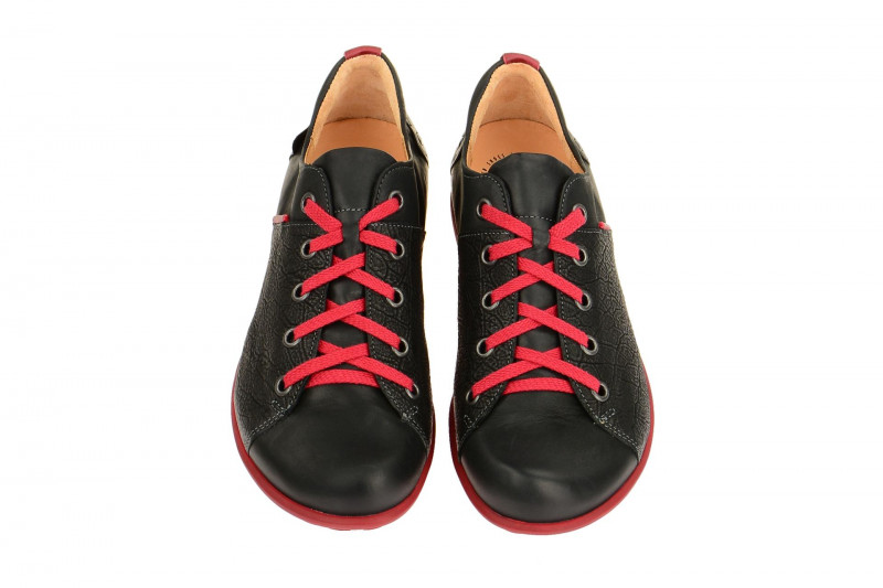 Think Kong Schuhe schwarz rot 1-81669-09