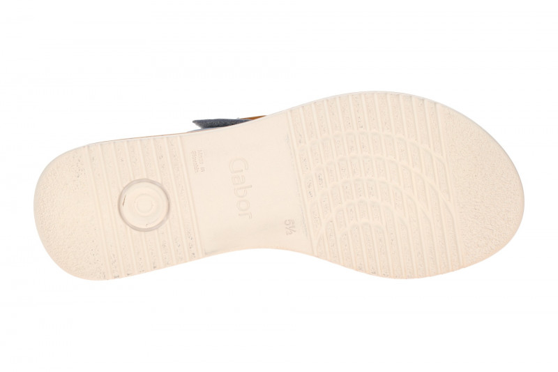 Gabor Plateau Sandale heaven blau Velour 82.744.26