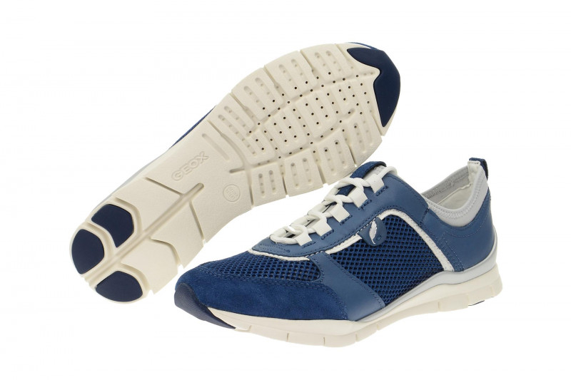 Geox Respira Sukie B Sneakers in blau Demenschuhe