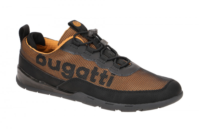 bugatti Moresby Schuhe Slipper gelb schwarz