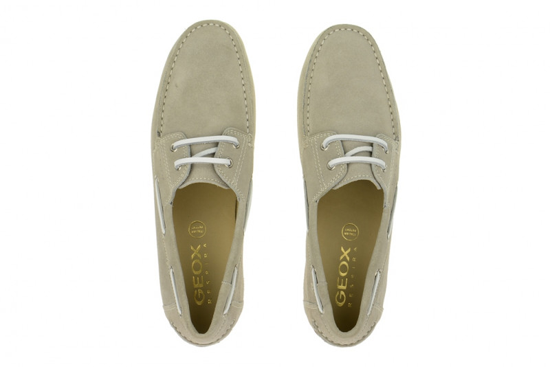 Geox Lux Schuhe grau Mokassin - U2298B