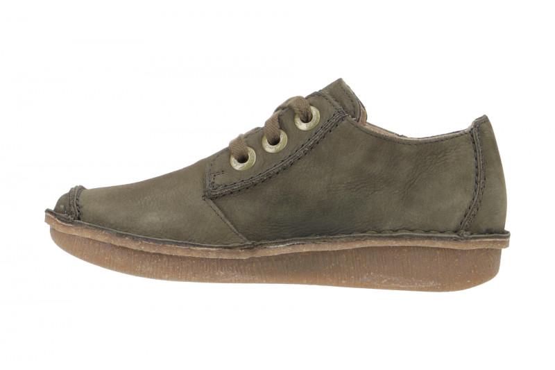 Clarks Funny Dream Schuhe grün olive Nubuck 26173890