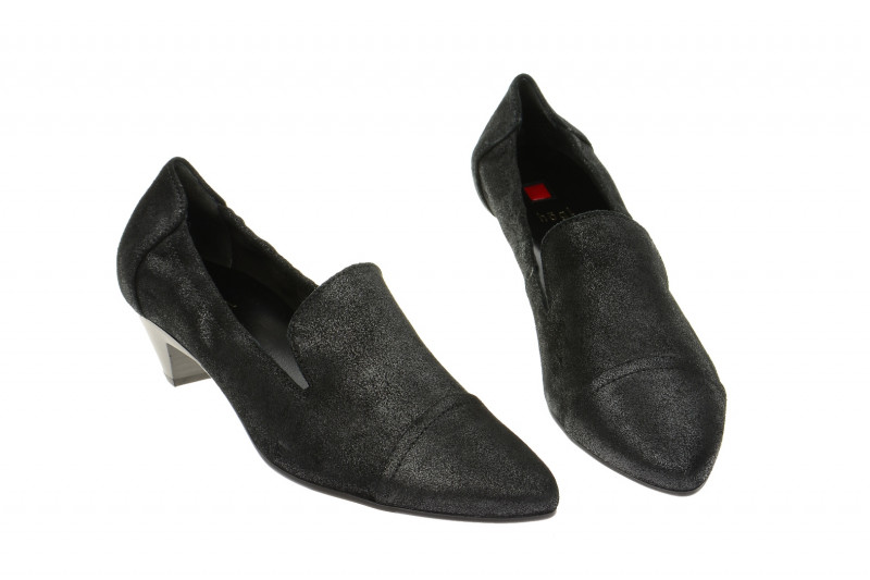Högl Pumps schwarz sheenvelour Gr 36 - 4322