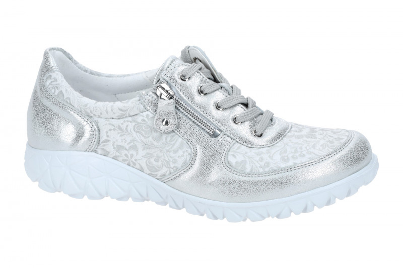 Waldläufer HAVY-SOFT Schuhe silber grau H-Weite OrthoTritt H89001