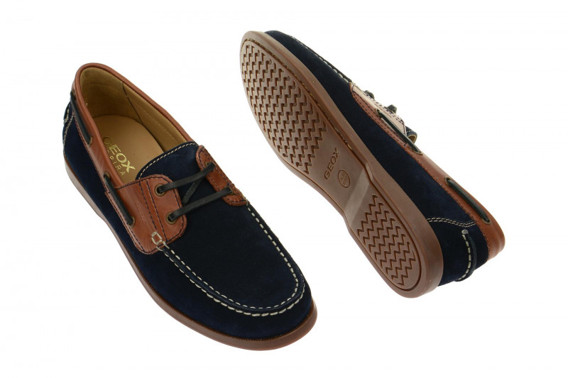 Geox Juarez Schuhe blau Wildleder U52A8A