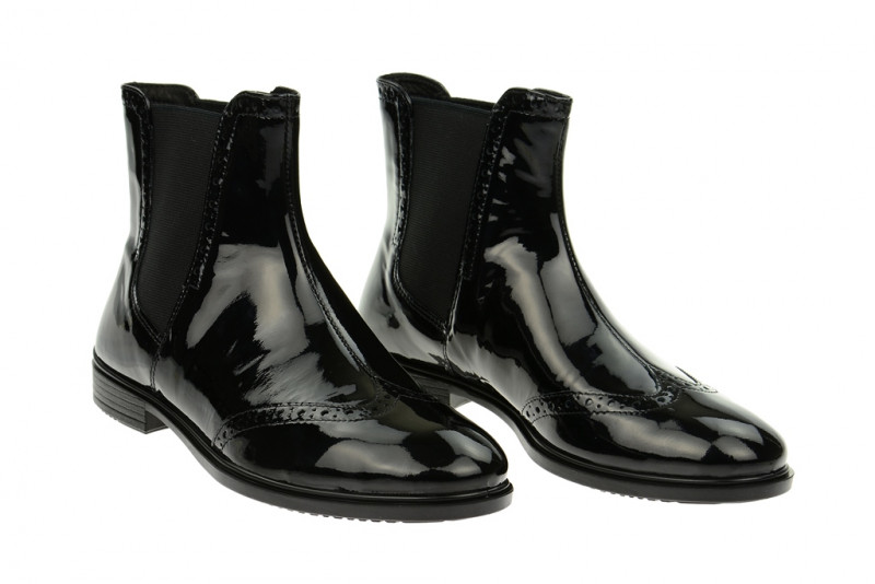 Ecco Touch 15 B Stiefelette schwarz Lack 26161304001
