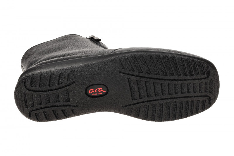 ARA München Winter Stiefelette schwarz H-Weite Lammfell 12-48539