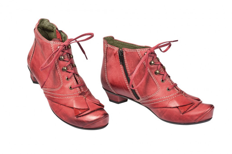 Tiggers Sara Stiefeletten in rot mit Lederfutter