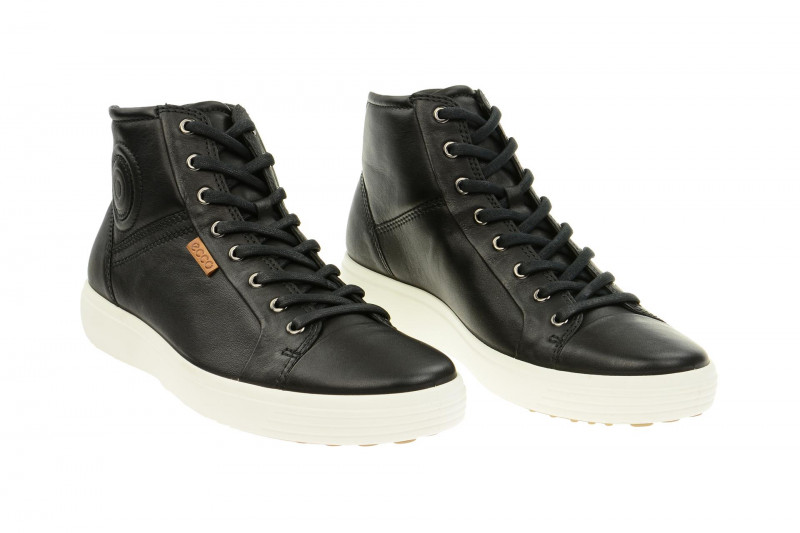 Ecco Soft 7 Stiefelette schwarz Herren Mid-Sneaker