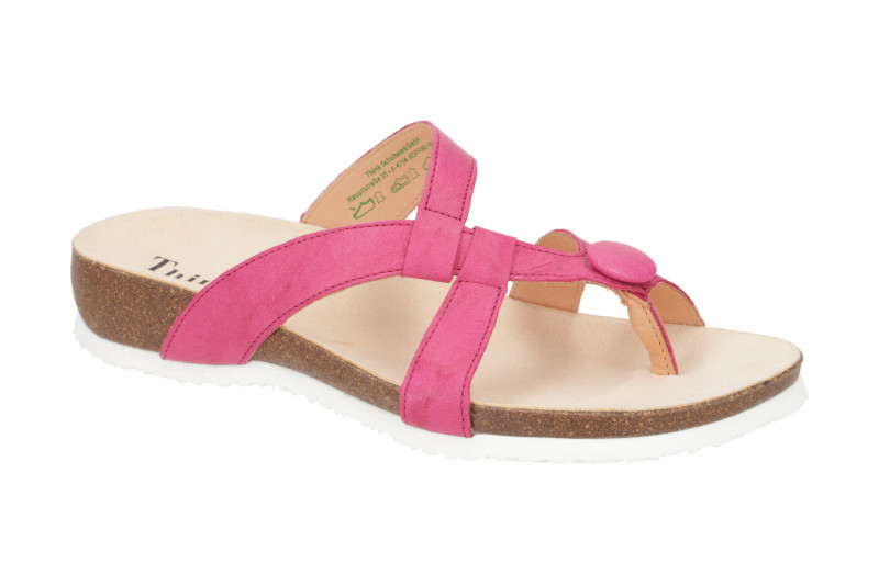 Think Julia Pantolette pink fuxia Zehentrenner