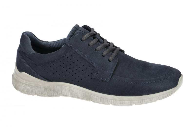 Ecco Irving Herren Schnür Schuhe blau