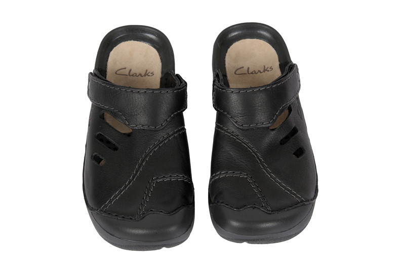 Clarks Wild Vibe schwarz Herren Pantoletten