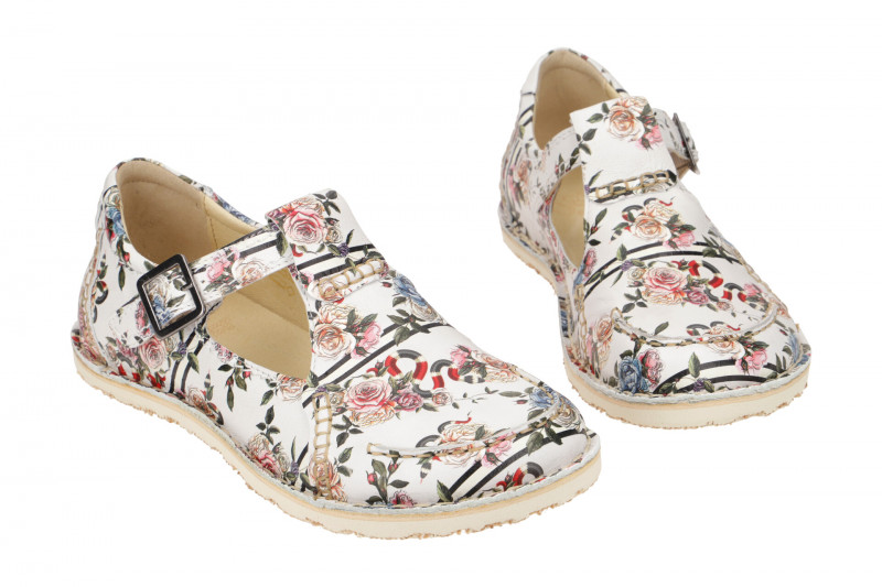 Eject Sony3Deal Schuhe weiß bunte Blumen 10077