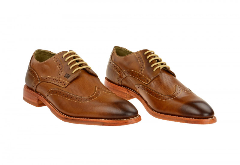 Gordon & Bros Schuhe Mirco hell-braun cognac S160741