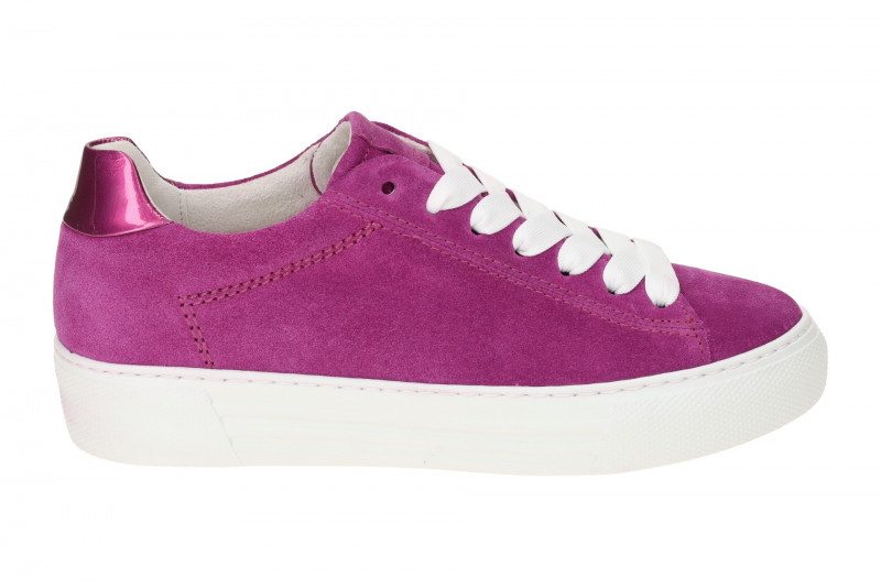 Gabor Comfort Schuhe lila aster Plateau Sneakers 46.460.49