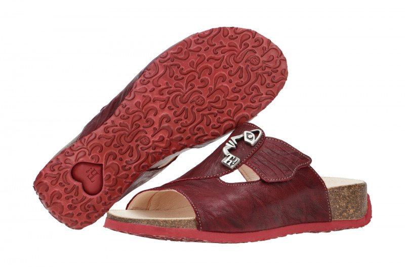 Think Mizzi Pantolette rot rosso