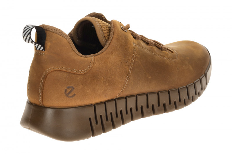 Ecco Gruuv Schuhe braun camel Herren Sneakers 525204