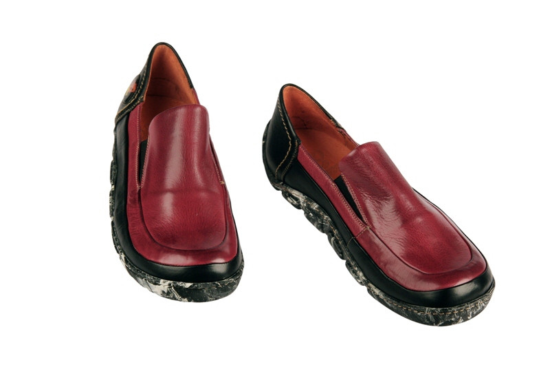 Eject Flight Schuhe in schwarz rot Herren 12993