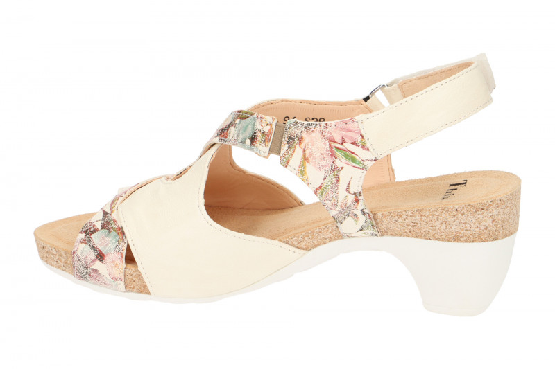 Think Traudi Sandale weiß effekt 4-84574-94