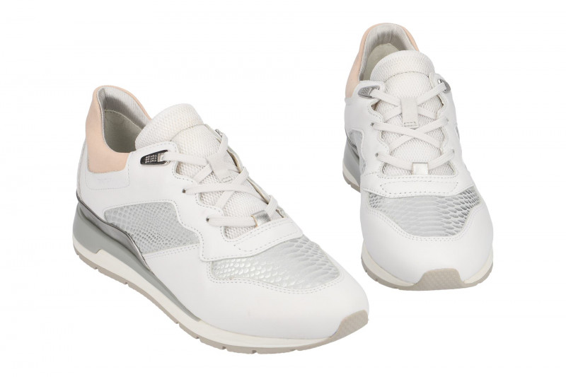Geox Schuhe Shahira weiß grau D62N1B