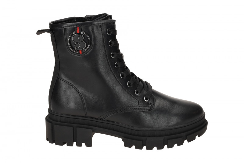 s.Oliver Stiefeletten Damen Boots schwarz dünn gefüttert 5-25210