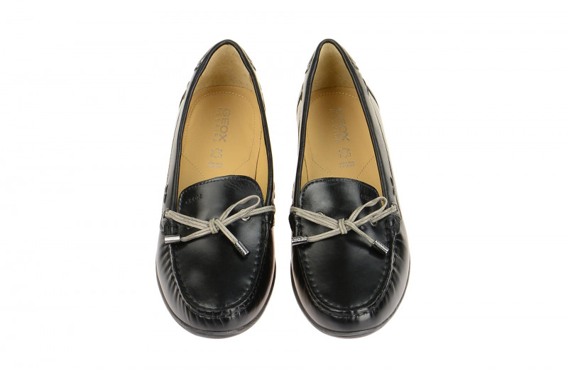 Geox Yuki Mokassin Schuhe schwarz D6455A