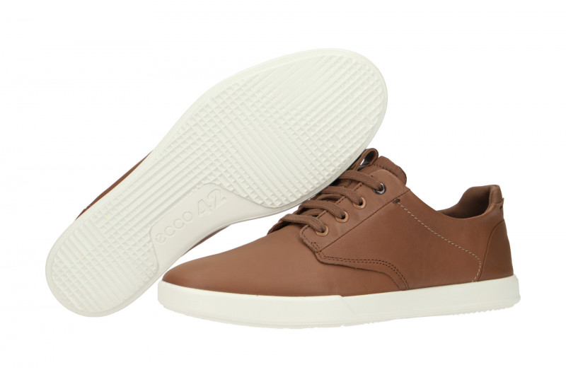 Ecco Collin Schnür Schuhe braun weiß
