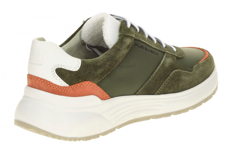 Pius Gabor Schuhe grün Herren Sneakers 1079.11