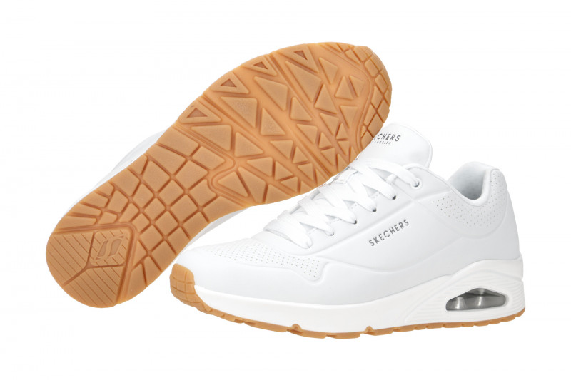 Skechers Uno Schuhe weiß Herren Sneakers 52458