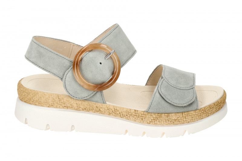 Gabor Sandale grau pino Velour 43.723.19