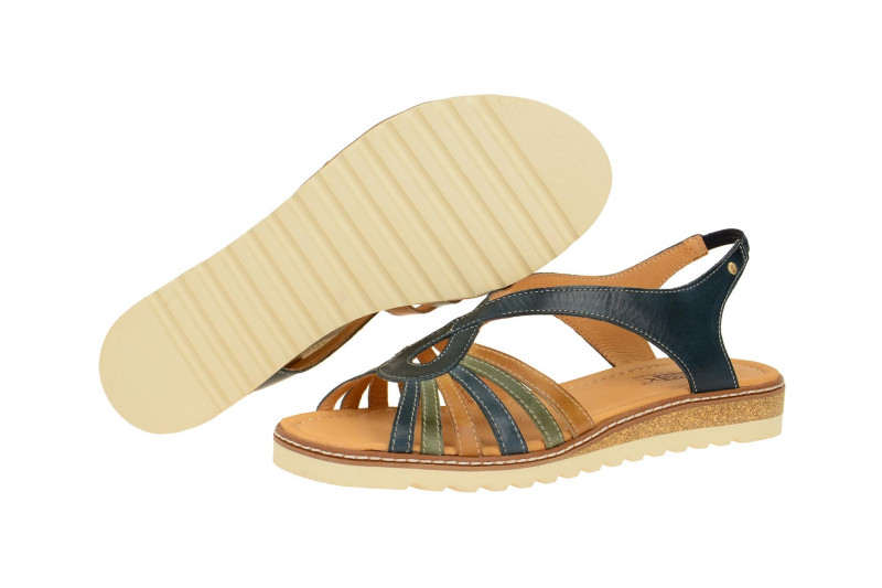 Pikolinos Sandalette Alcudia blau grün Gr 36
