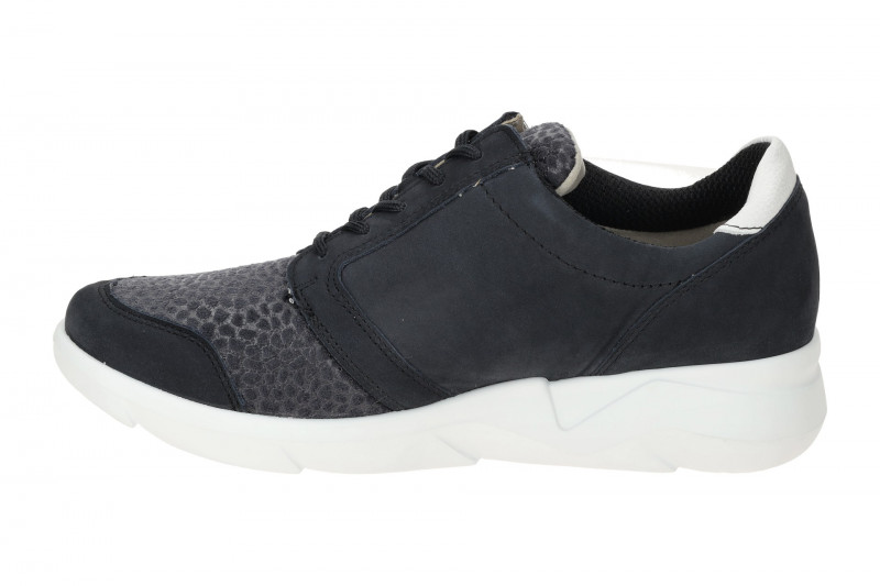 Waldläufer Funky Schuhe blau weiß K-Weite Orthotritt 668K02