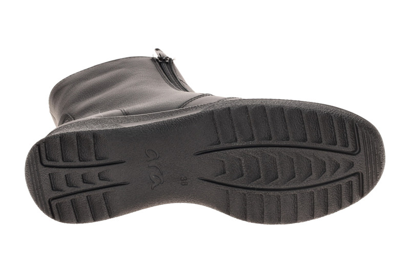 ARA München Winter Stiefelette schwarz H-Weite Lammfell 12-58512