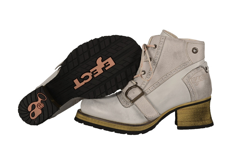 Eject Folka Stiefelette in weiß E-14856