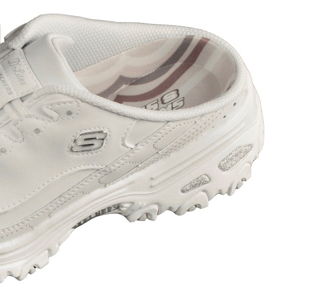 Skechers D´Lites Airy Pantoletten weiß 11449/WHT