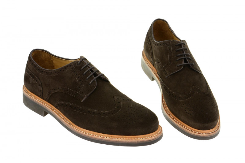 Gordon & Bros Levet dunkel-braun suede 2318